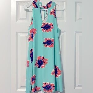 Pink Lily Floral Dress Size Medium